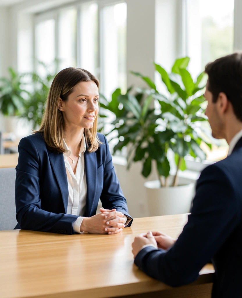 Beratungsgespräch in St. Gallen